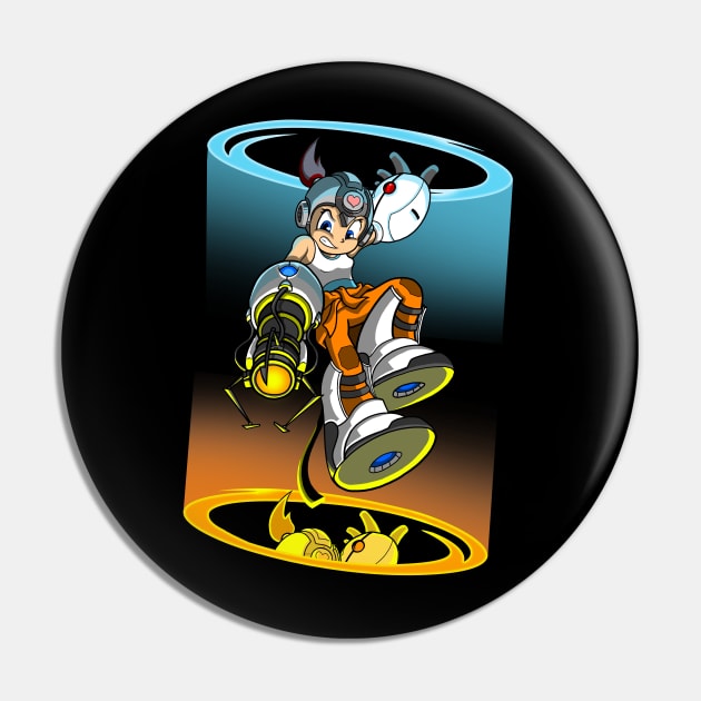 Mega Chell Pin by Littlebluestudios