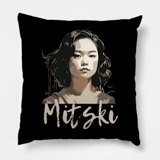 VINTAGE MITSKI // INDIE FANS ART Pillow