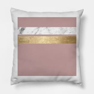 Mauve in the night marble Pillow