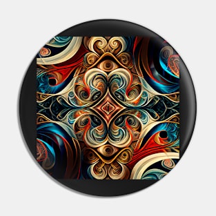 Geometric Pattern Vintage Pin