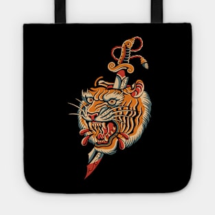 tiger and dagger Tote