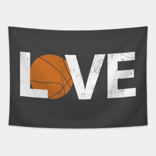 Basketball LOVE Tapestry