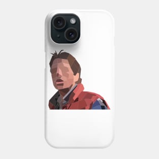 Marty McFly Polygons Phone Case