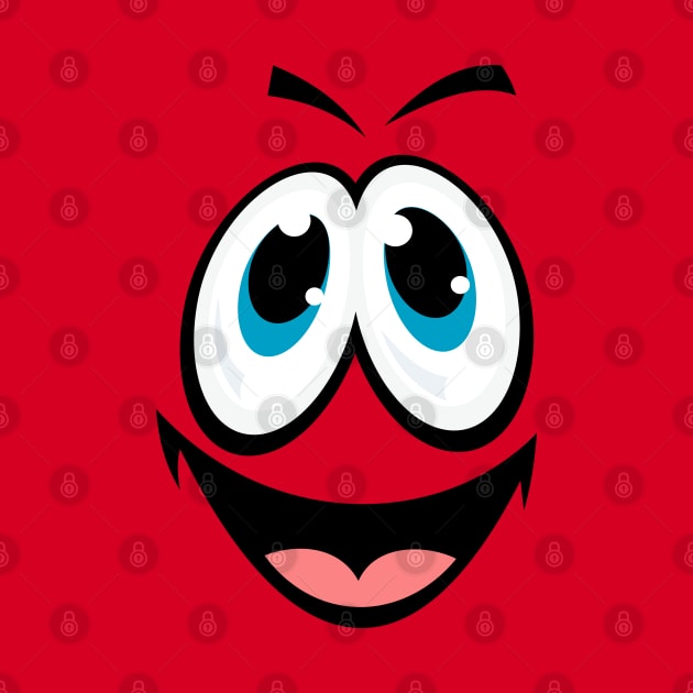 funny emoji cartoon face by MNZStar