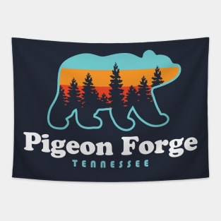 Pigeon Forge Tennessee Great Smoky Mountains Bear Tapestry