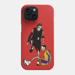 Skeleton Allen Iverson Steps Over Tyronn Lue Phone Case