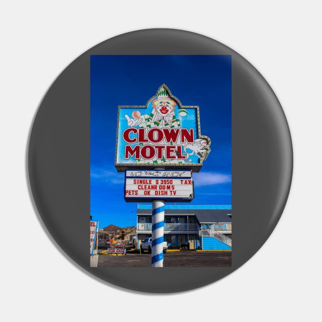 Clown Motel Pin by Rob Johnson Photography