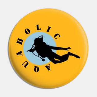 aquaholic Pin