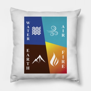 Nature Element Symbols Pillow