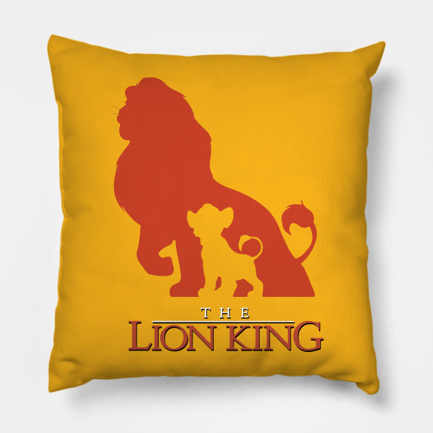 The Lion King (Simba and Mufasa) Lion King Pillow TeePublic