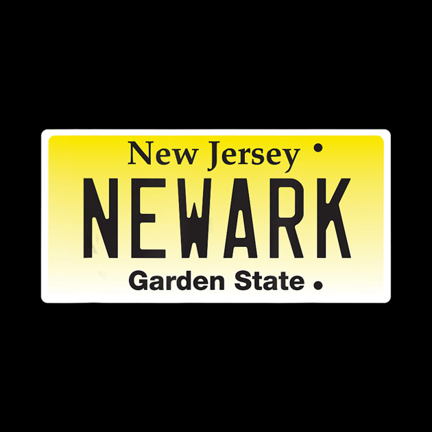 Newark New Jersey license plate t shirt gift - Newark New Jersey License Plate - Tapestry ...