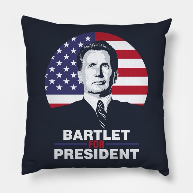 Bartlet for President Pillow by Grayson888