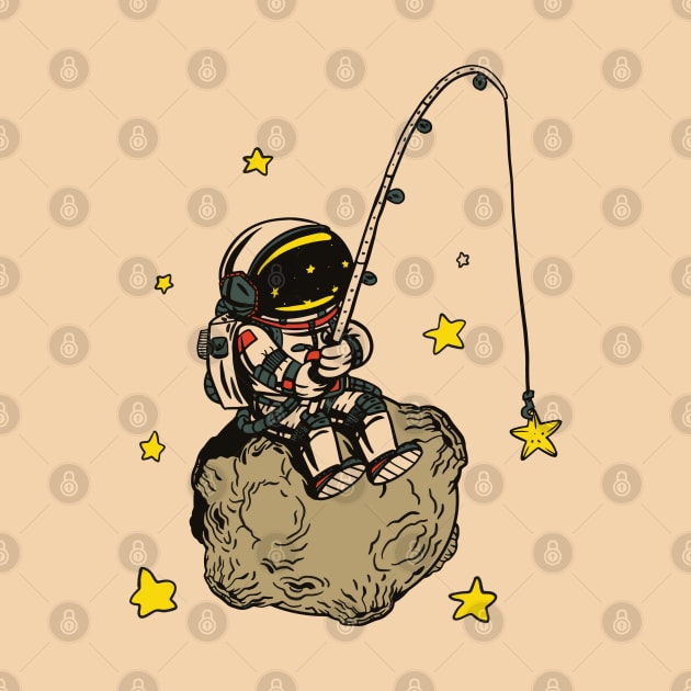 Fishing Astronaut by LR_Collections