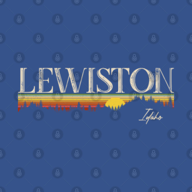 Discover Lewiston Idaho Retro Vintage Custom - Lewiston Idaho - T-Shirt