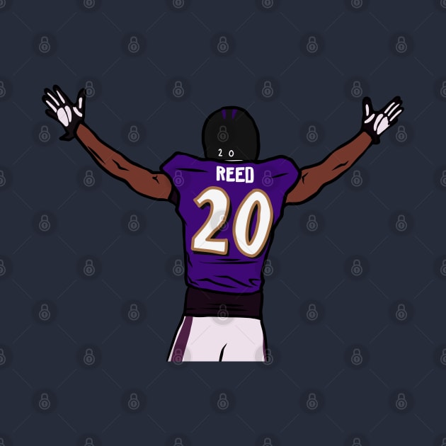 Ed Reed Embrace The Crowd by rattraptees