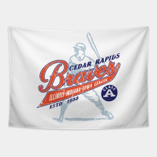 Cedar Rapids Braves Tapestry