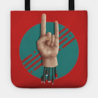 Plugged In(striped/red) Tote