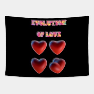 Evolution of love 3D Tapestry