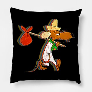 Vintage Slowpoke Rodriguez Pillow