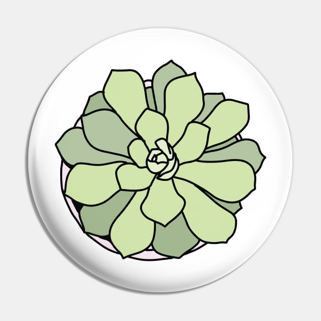 Green succulent Pin by bigmoments