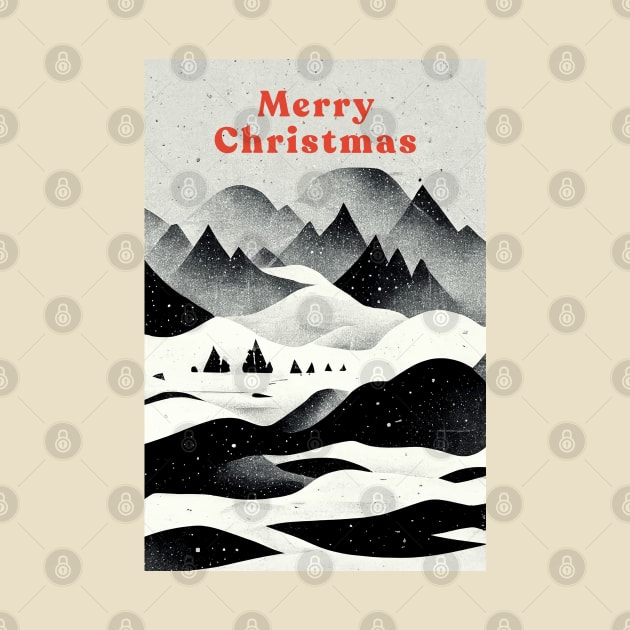 Merry Christmas by Retro Travel Design