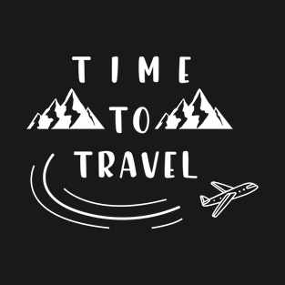 time to travel air plain Montaigne T-Shirt