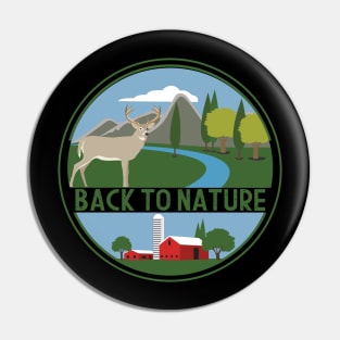 Back to nature Pin