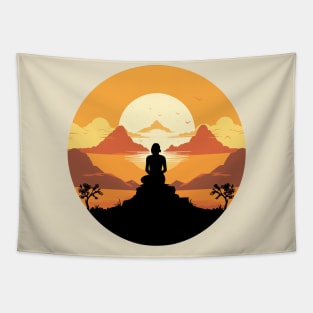 Samadhi, meditation, mindfulness, nature Tapestry