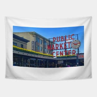 Pike Place Market in Spring Tapestry