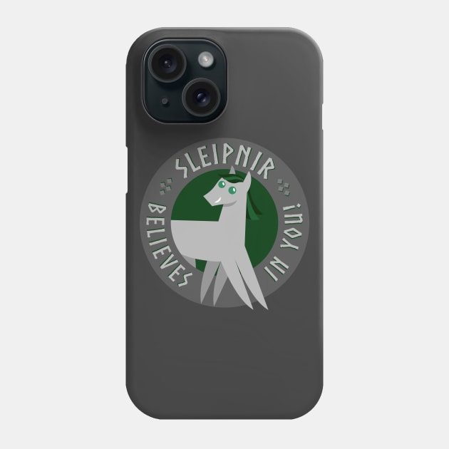 Sleipnir Believes in You! Phone Case by Ekliptik