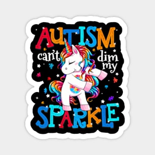 Autism Awareness Kids Unicorn  For Autism Mom Girls Magnet