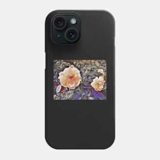 Cubist style flowers Phone Case