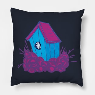 Birdhouse Eye View Pillow