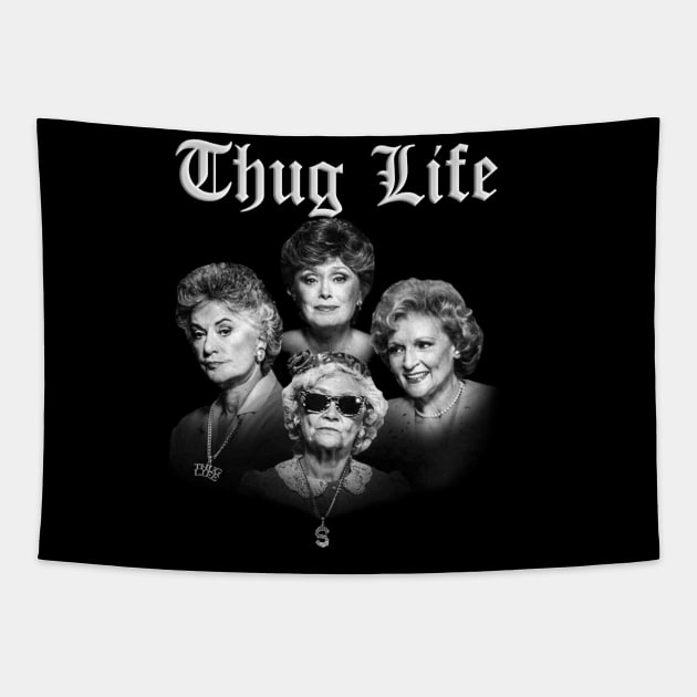 thug life golden Tapestry by dullgold