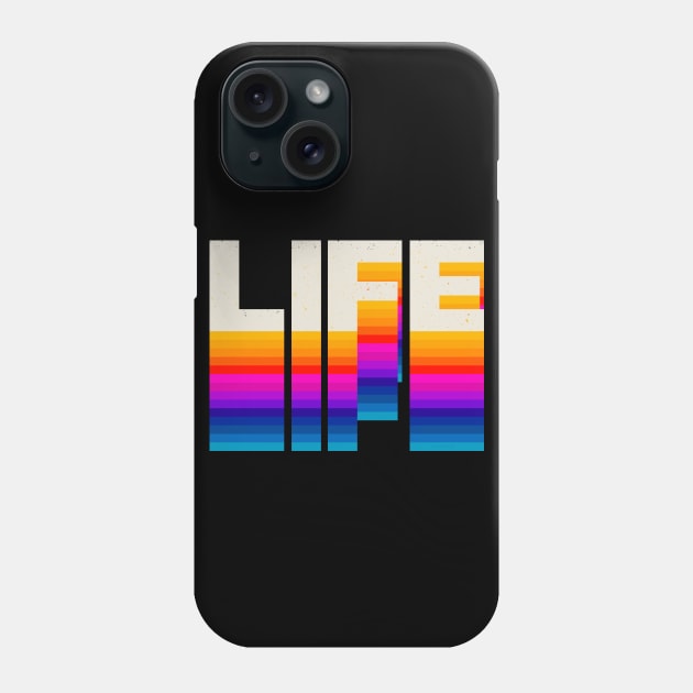 4 Letter Words - Life Phone Case by DanielLiamGill