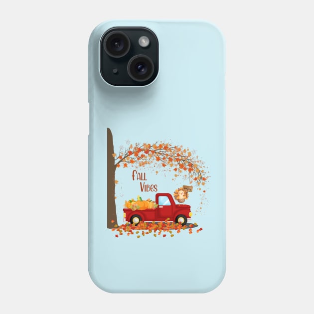 Fall Vibes Phone Case by Athikan