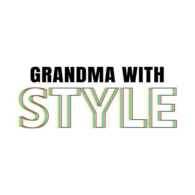 Grandma With Style in white by cilukba.lab