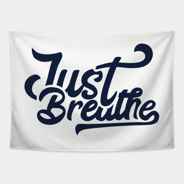 Just Breathe Tapestry by Blikk