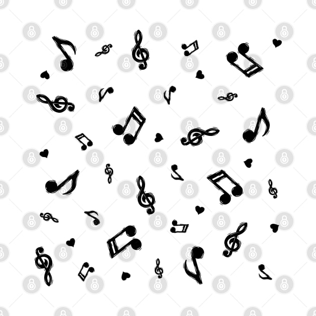 Music Notes Sketch by HHT