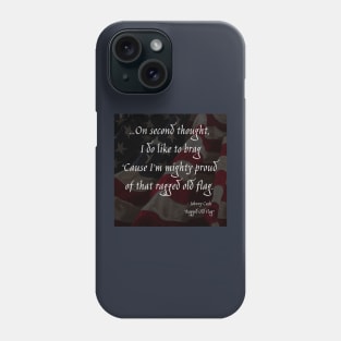 Ragged Old Flag Phone Case