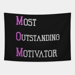 Mom | Most Outstanding Motivator Tapestry