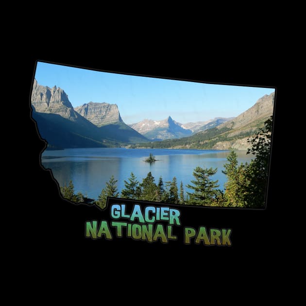 Montana State Outline (Glacier National Park) by gorff