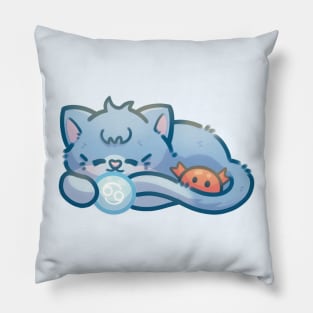 Zodiac Cancer - Astrology Horoscope Cat Pillow