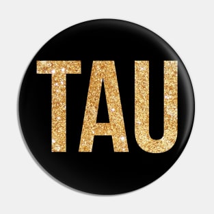 Gold Tau Pin