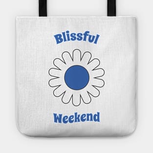 Blissful weekend admiral blue Tote