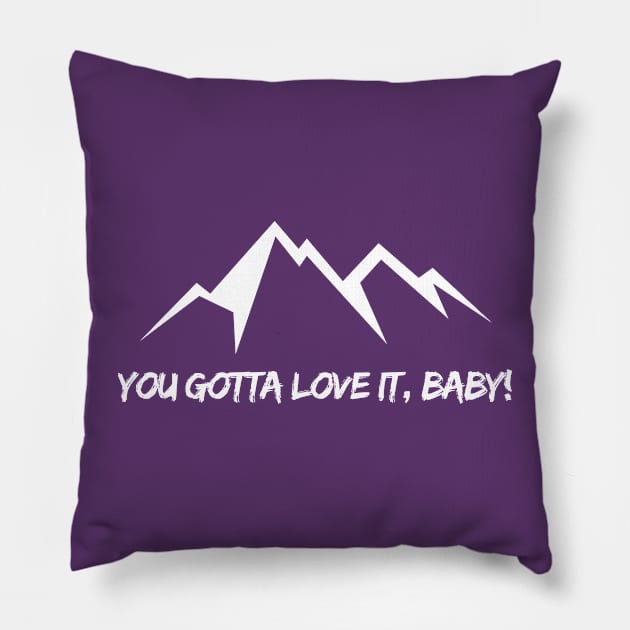 You Gotta Love It, Baby! (Utah Jazz - Hot Rod Hundley) Pillow by SportCulture