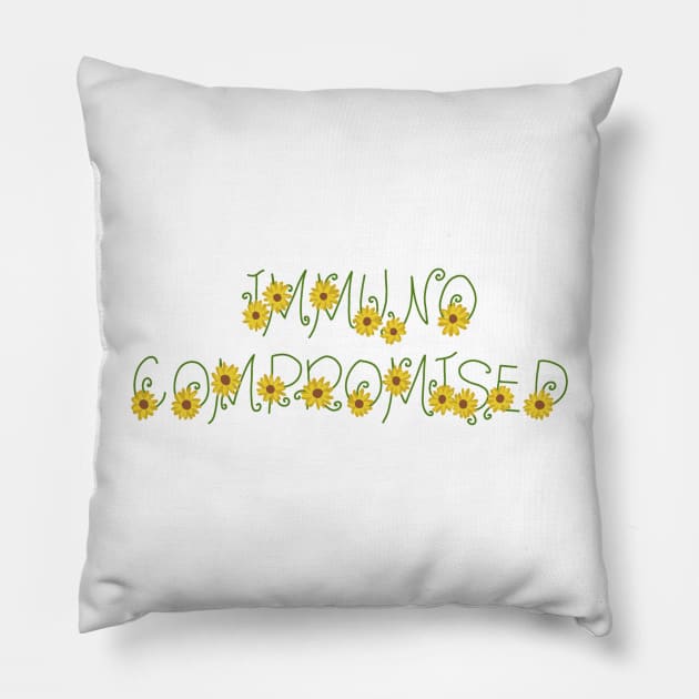 Immunocompromised Pillow by Becky-Marie