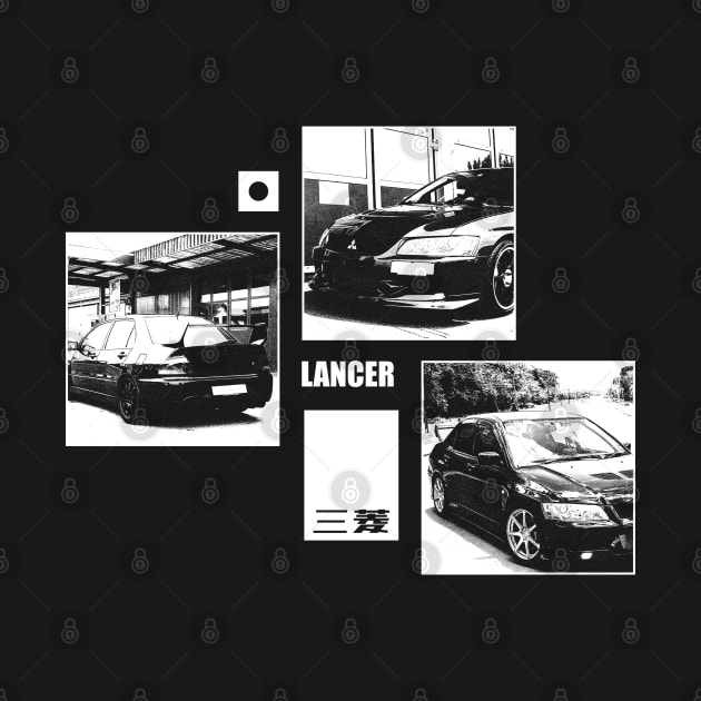 MITSUBISHI LANCER EVO IX Black 'N White Archive (Black Version) by Cero