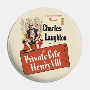 The Private Life of Henry VIII Movie Poster Pin