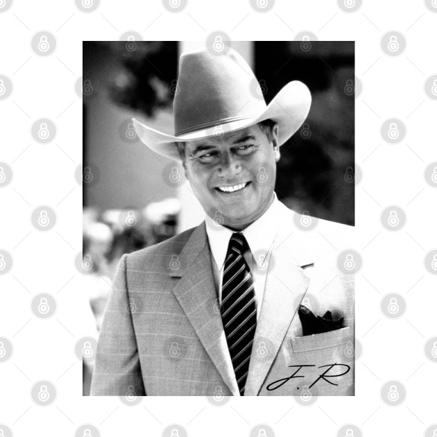 JR - Larry Hagman by HectorVSAchille